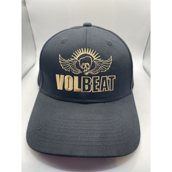 Volbeat Rock Band Classic Logo Hat Cap Port Authority EUC Concert Gear Black uni - Picture 1 of 5